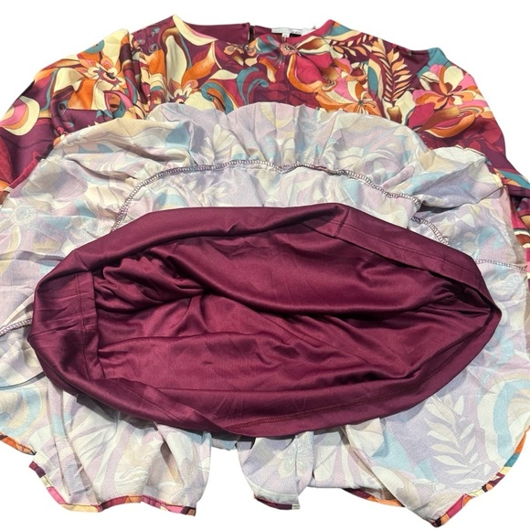 NEW Baltic Born Tally Mini Dress Color Tropical Paradise Floral Lined Size 3X - Picture 7 of 12